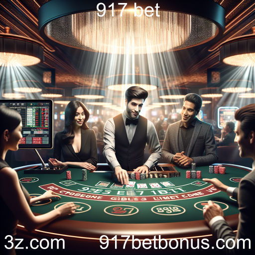 Experiência Imersiva nos Jogos Ao Vivo do 917 bet